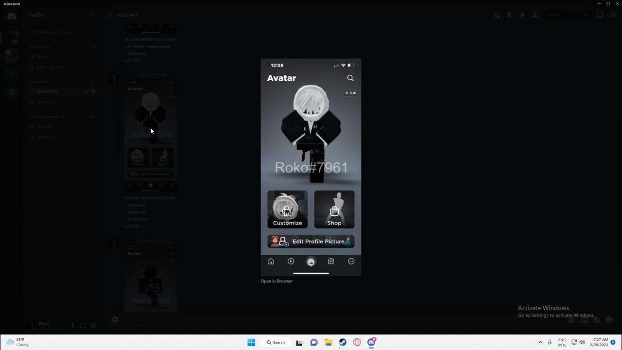 Roblox *BLACK MARKET* Discord Server | Check Comment Section - YouTube