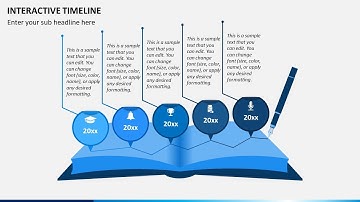 Interactive Timeline Animated PowerPoint Template