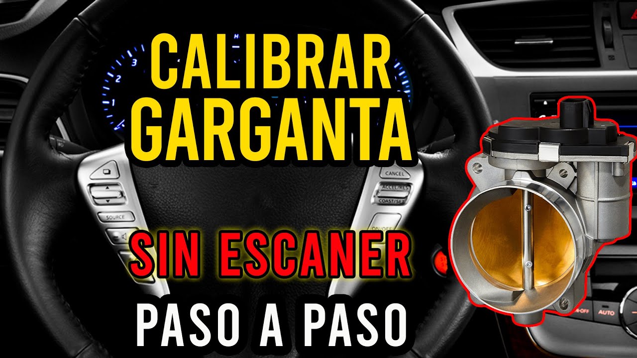 calibracion o PROGRAMACION CUERPO ACELERACION NISSAN SIN ESCANER paso a