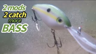 TWO MODIFICATIONS FOR THE STRIKE KING 6XD CRANKBAIT!