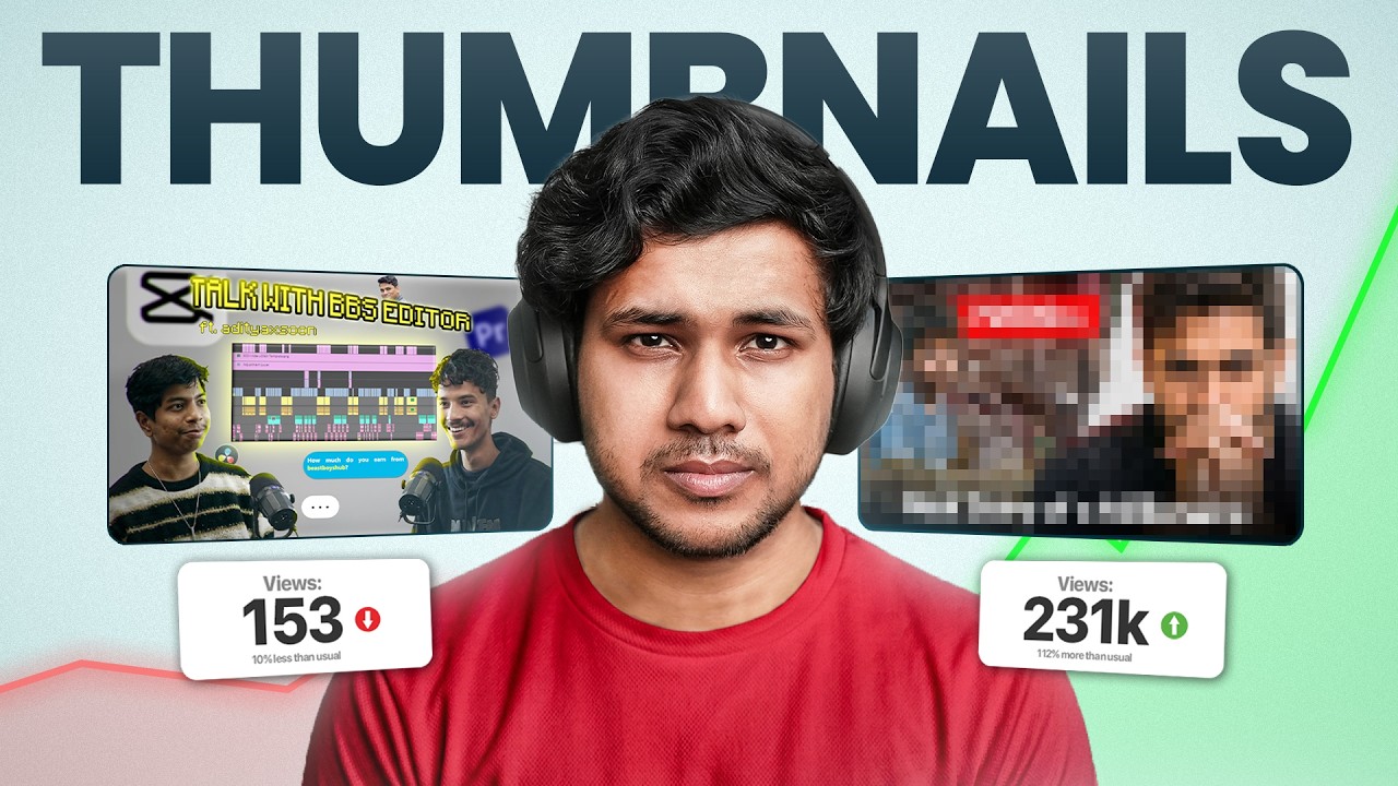 I Roasted & Recreated your Best Thumbnails (here's what you need to Fix)