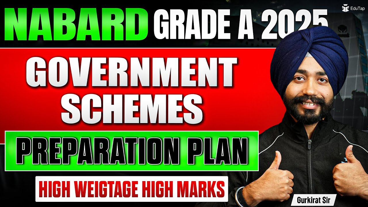 How to Prepare Government Schemes for NABARD Grade A 2025 | NABARD ...