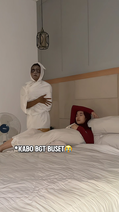 PRANK AYANG JADI POCONG😭DIA KETAKUTAN BANGETT😂