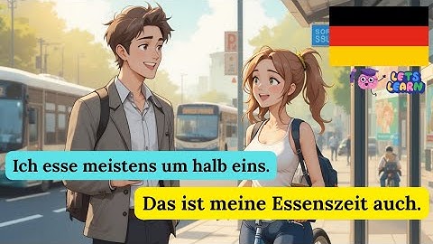 Learn German with dialogues 🗣️Simple conversations for beginners