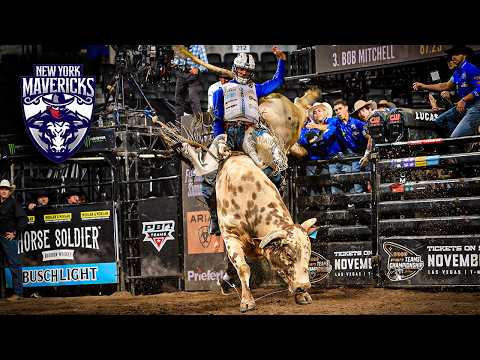90-POINT RIDE: Marco Rizzo rides Rankenstein for 90.10 points | PBR Teams Highlight