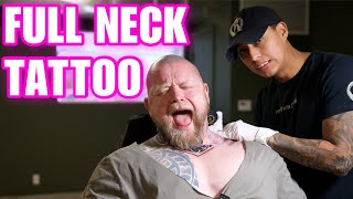 INTENSE NECK TATTOO - 23 hours under the needle