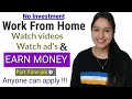 Work From home job | Part time⌚ | No Investment | Anyone can apply!!!