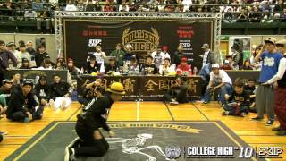 LOCKING Best 8 4 輔仁大學 VS 清華大學 | 20141206 College High Vol.10 最終戰
