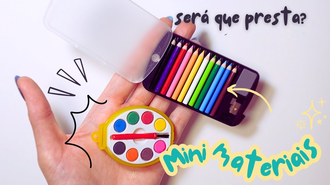 TESTANDO OS MENORES MATERIAIS DE DESENHO DO MUNDO - SERÁ QUE SÃO BONS?