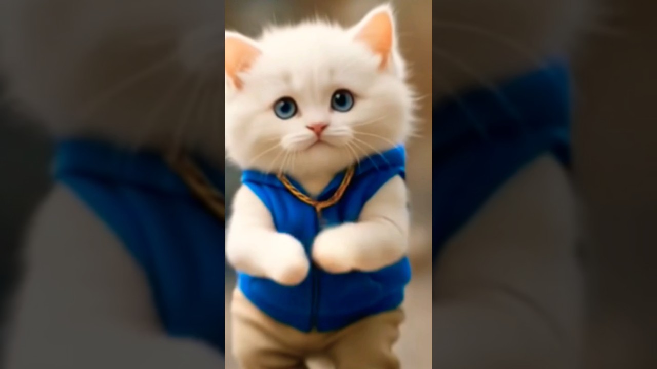 Hilarious Cat in a Hoodie Shows Off Dance Moves! | 