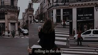 rolling in the deep - adele  | speed up |