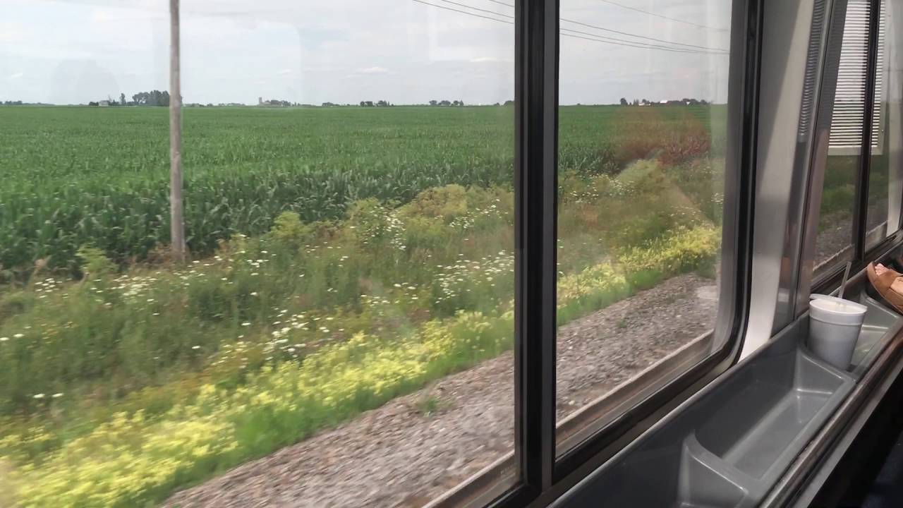 Riding Amtrak Southwest chief 4 Meeting Amtrak California Zephyr 5