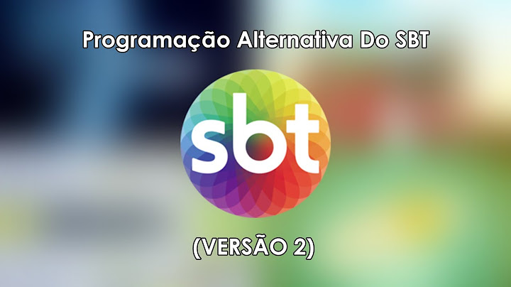 Programação Alternativa Do SBT (Versão 2) Em 2022 (SIMULAÇÃO)