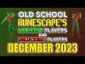Osrss luckiest  unluckiest players  december 2023