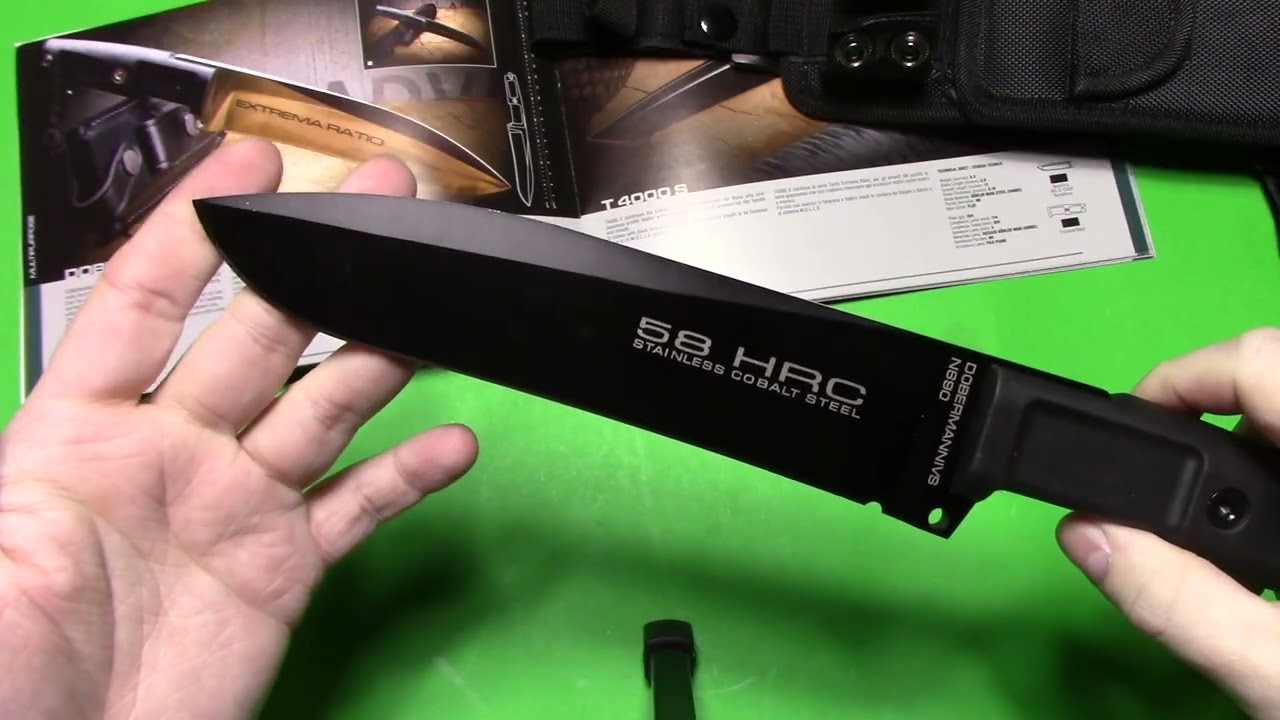 Extrema Ratio DOBERMANN IV Tactical Knife Knock off - YouTube