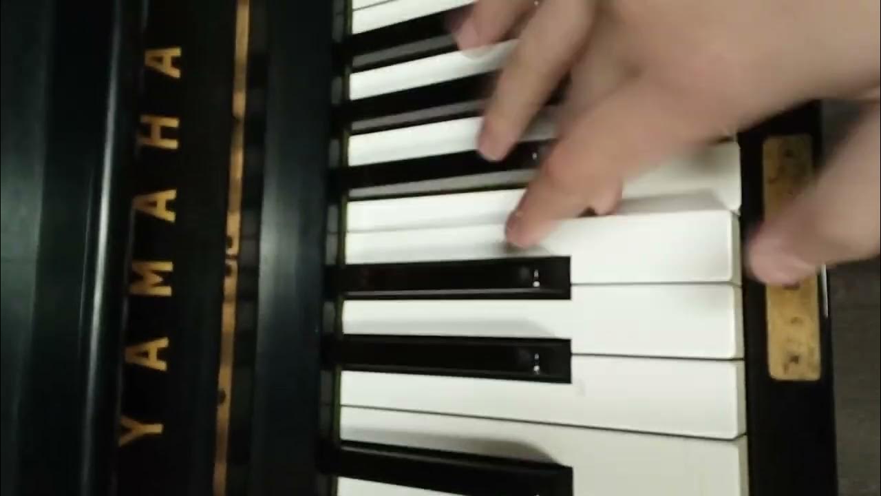 Full Eighty Eight Note Scale on the Ripoff Yamaha U1 Piano YouTube