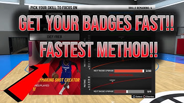 NBA 2K20 BADGE METHOD HOW TO GET BADGES AS FAST AS POSSIBLE! FASTEST METHOD!