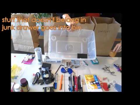 How to Organize a Junk Drawer - YouTube