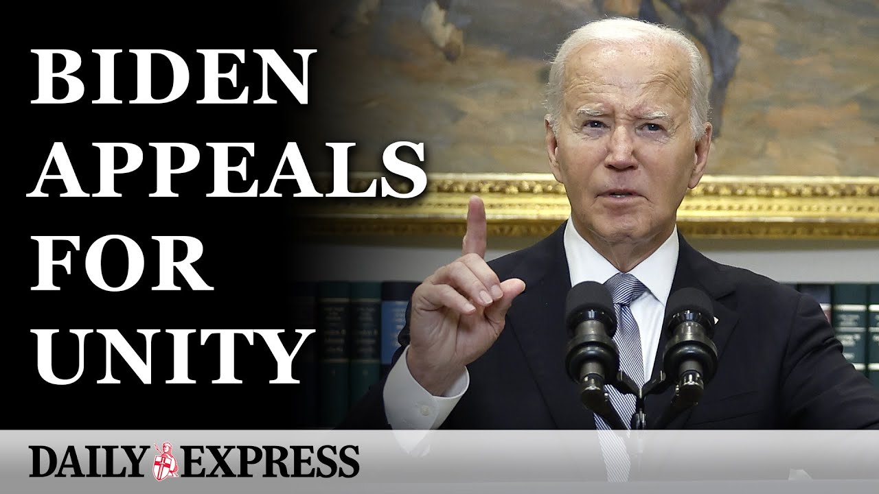 Biden appeals for unity after Trump assassination attempt - YouTube