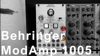 Behringer ModAmp Module 1005 ~ a unique ring modulator