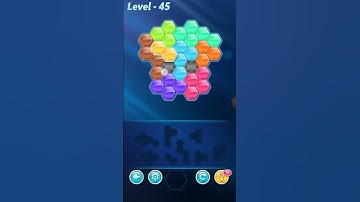 Block Hexa Puzzle Expert Level 45 Walkthrough