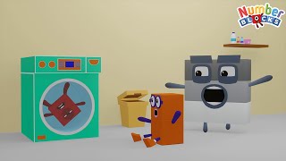 [3D Animation story] Oh No! Numberblocks 1 is Stuck in The Washing Machine  Numberblocks Fanmade