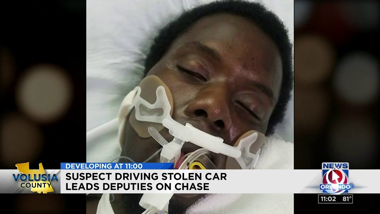 Suspect Leads Deputies on Chase With Stolen Car - YouTube