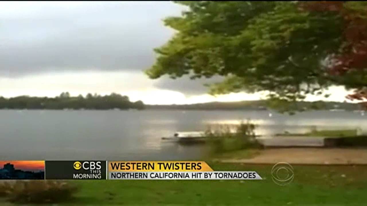 Tornadoes touch down in northern California - YouTube