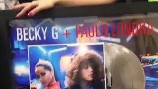 Becky G - Recibe disco de platino & Disco de Diamante x ( Sin Pijama & Cuando Te Bese