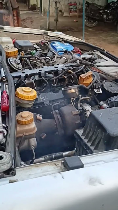 tata safari engine realise smoke #shorts #machine #trending #experiment #tata #safari #modifiedcars