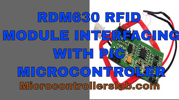 RFID reader module RDM6300 interfacing with pic16f877a microcontroller
