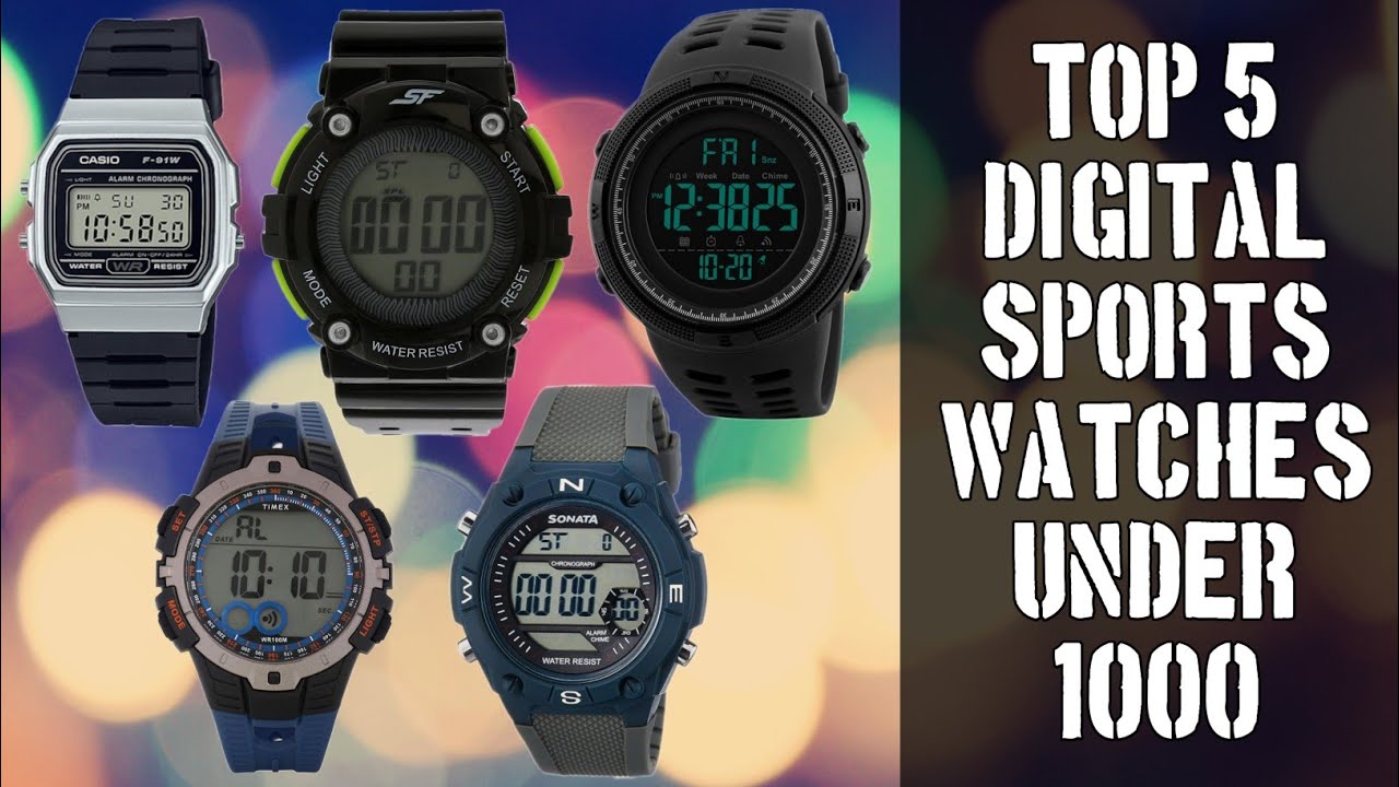 top 5 digital watches