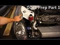 dabsedan vlog - DDLE Prep, oil change, fiberglass repair attempt*