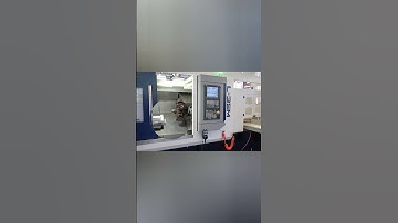 Slanted bed turret tailstock series lathe with automatic robot arm