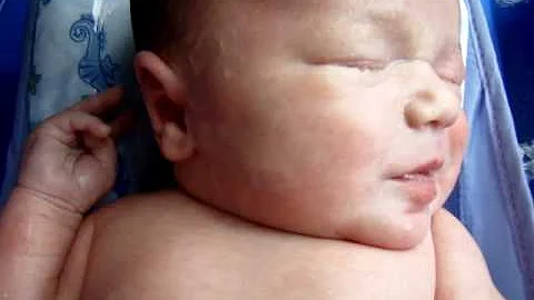 Baby's First Real Bath