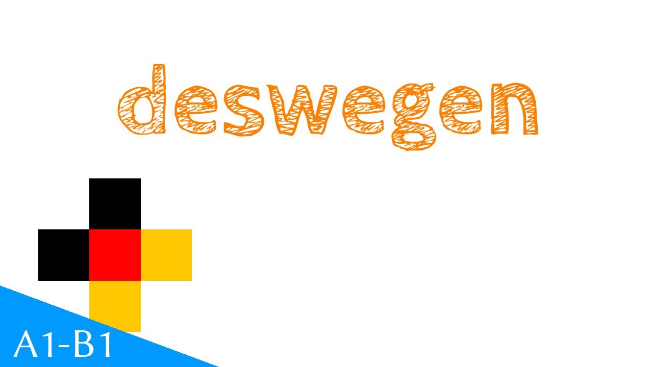 Deutsch deswegen + 10 Sätze + Übersetzung in den Untertiteln YouTube