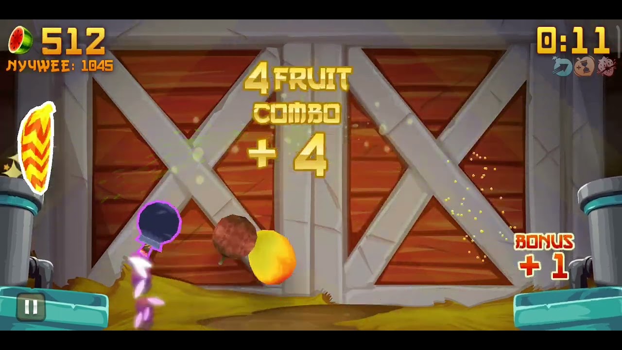 Fruit ninja classic, Dojo farm and bestainl red karass blade YouTube