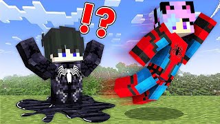 Spiderman Speedrunner VS Venom Hunter in Minecraft...