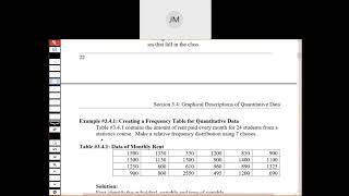 3.4 - Graphical Descriptions of Quantitative Data
