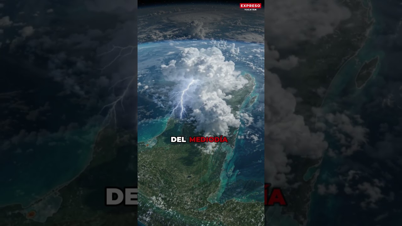 ¡YUCATÁN TENDRÁ OTRA TARDE DE LLUVIAS Y TORMENTAS!