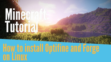 How to install OPTIFINE and FORGE on LINUX!