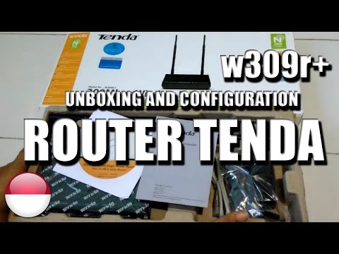 Unboxing and Configuration ROUTER TENDA W309R+