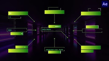 Gradient Call Outs   After Effect 2023