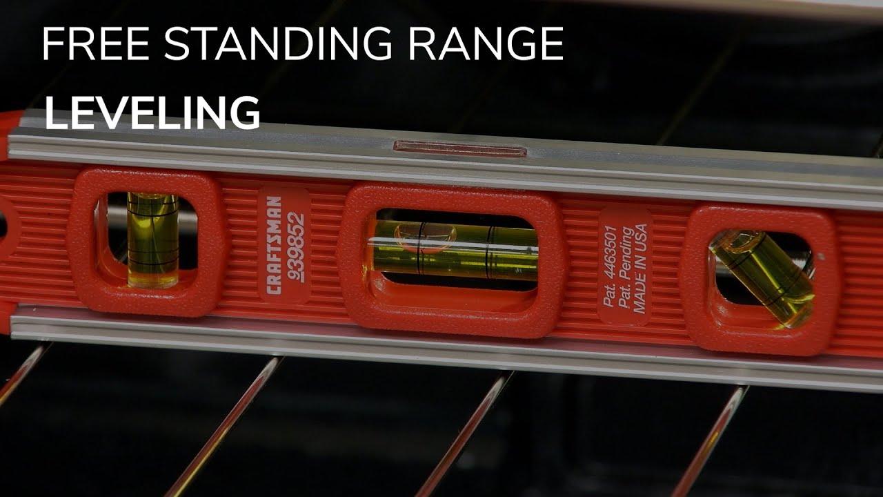 How to Level a Freestanding Gas or Electric Range (Step-by-Step) - YouTube
