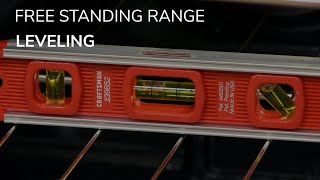 Leveling Your Free Standing Range