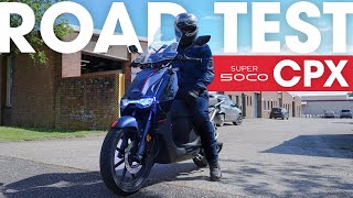 Super Soco CPx | Electric Scooter Road Test Review! Great for Beginners?