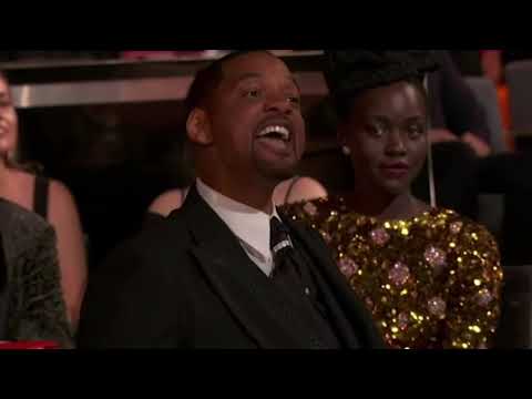 Will Smith sends Chris Rock FLYING with a powerful slap at the Oscars