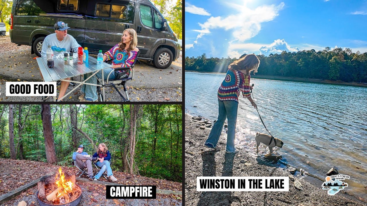 🚐 Жизнь на фургоне в государственном парке Биг-Ридж | Кемпинг, кулинария и виды на озеро! 🌲