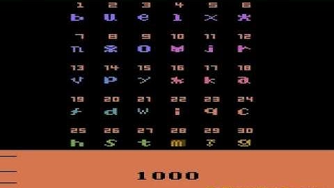 Atari 2600 IQ-180 2600 Screen Search Console Jone Yuan Tele