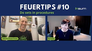 [Feuertips Episode #10] Do sets in procedures